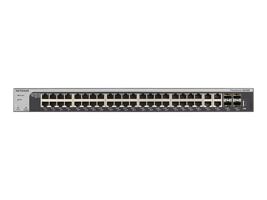 NETGEAR 48-Port 10-Gigabit Smart Managed Switch, 4 Combo-SFP+-Ports