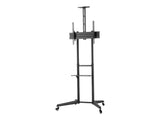 NEOMOUNTS FL50-550BL1 Support au sol mobile pour écran 37-70p - étagère multimédia et support caméra inclus