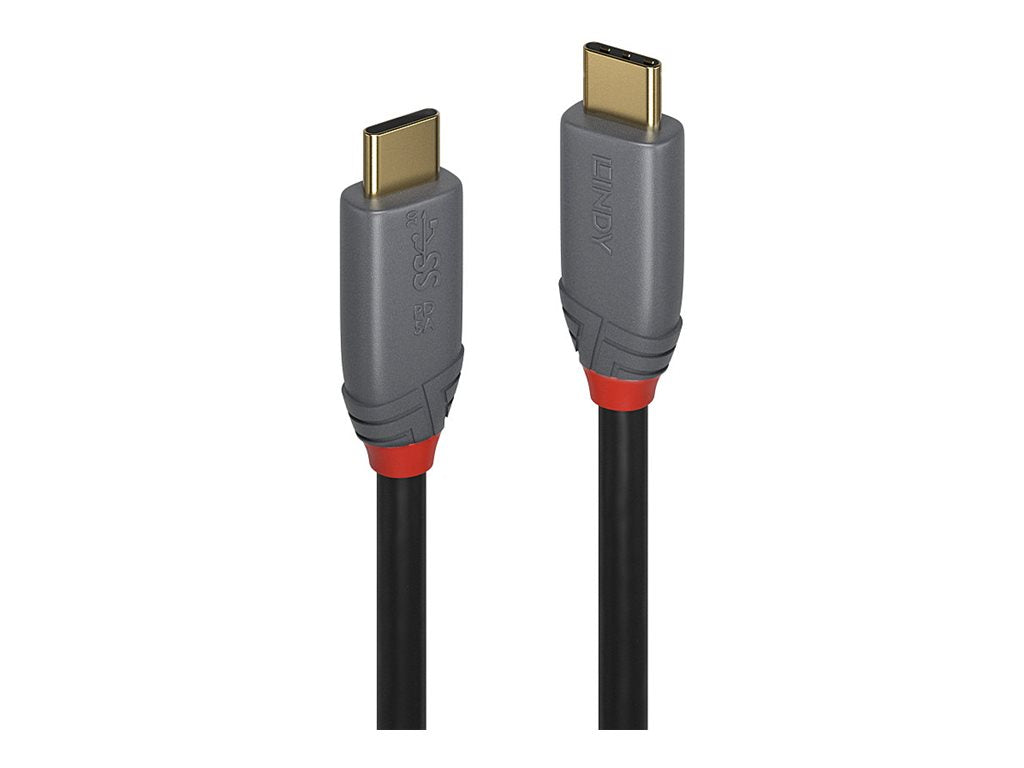LINDY 2m USB 3.2 Type C Cable 5A PD Anthra Line