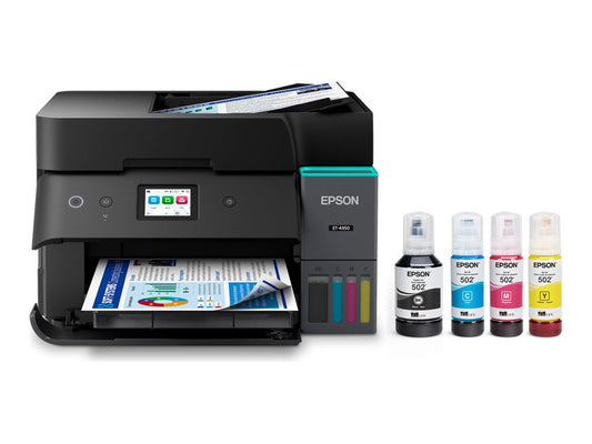 EPSON EcoTank ET-4950 Inkjet MFP A4 18ppm ISO USB WLAN Wi-Fi