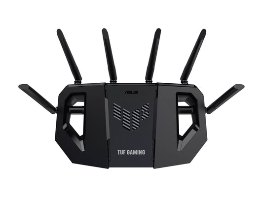 ASUS TUF Gaming BE6500 Dual Band WiFi 7 Router 4K-QAM Multi-Link Operation MLO Quad 2.5GbE port