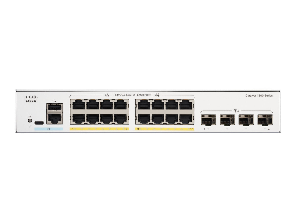 CISCO Catalyst 1300 16-port GE PoE 4x10G SFP+