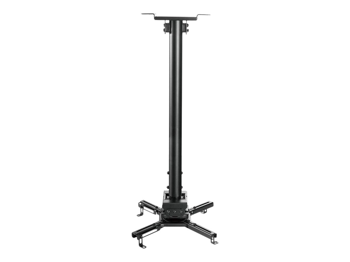 NEOMOUNTS CL25-540BL1 Support de plafond pour vidéoprojecteur - h 60.5-90.5 cm - installation facile - orientable