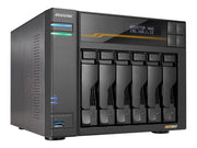 ASUSTOR LOCKERSTOR 6 GEN 3 AS6806T NAS 6 baies AMD Ryzen Embedded V3C14 16Go ECC DDR5 10 GbE x2 - 5 GbE x2 - USB x2 - 4x M.2 SSD