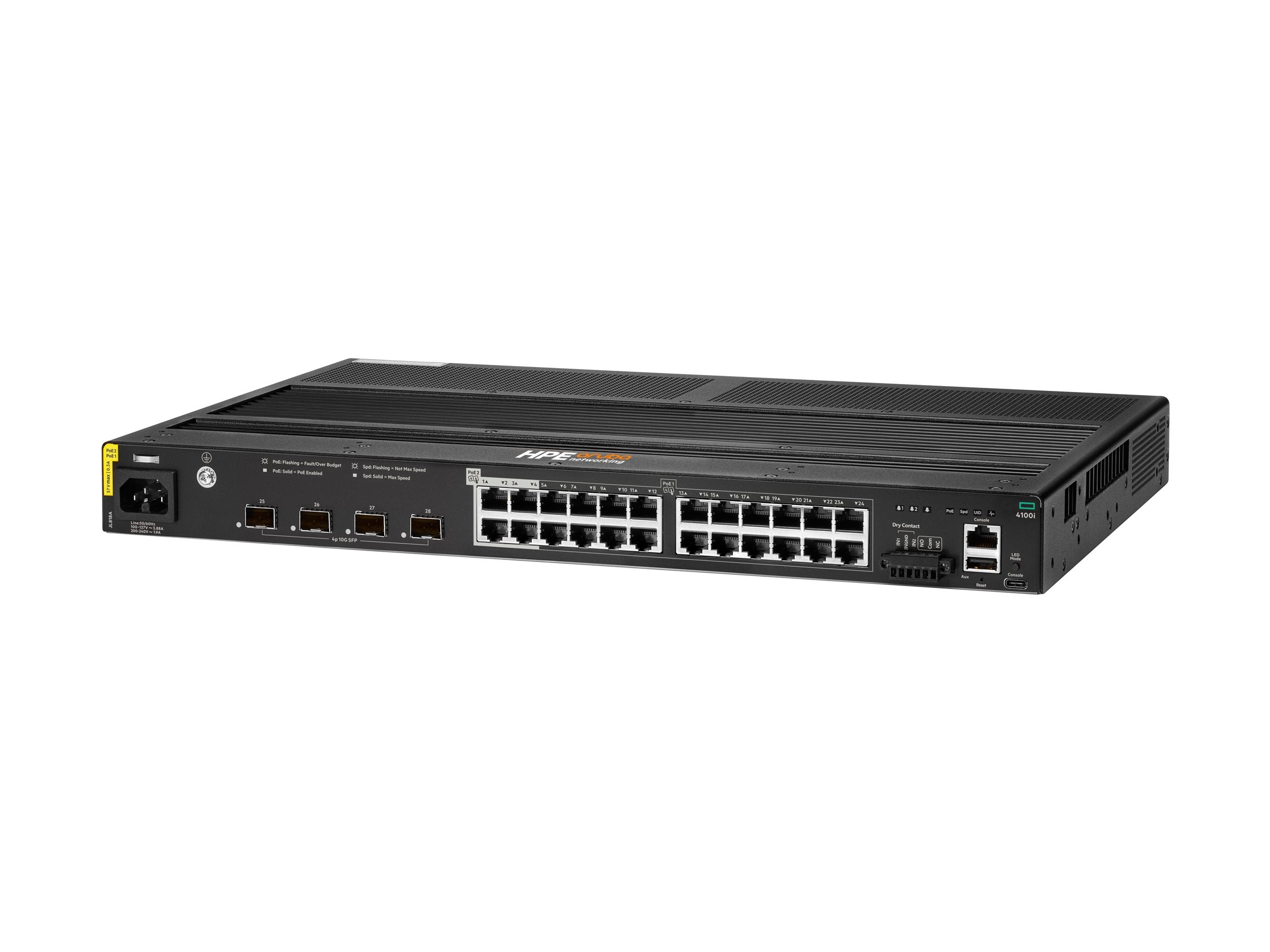 HPE Aruba Networking CX 4100i 24p 1GbE 20p Class4 POE and 4p Class6 PoE 4p SFP+ Switch EU en