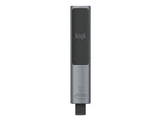 LOGITECH Spotlight Plus Presentation remote control 3 buttons slate