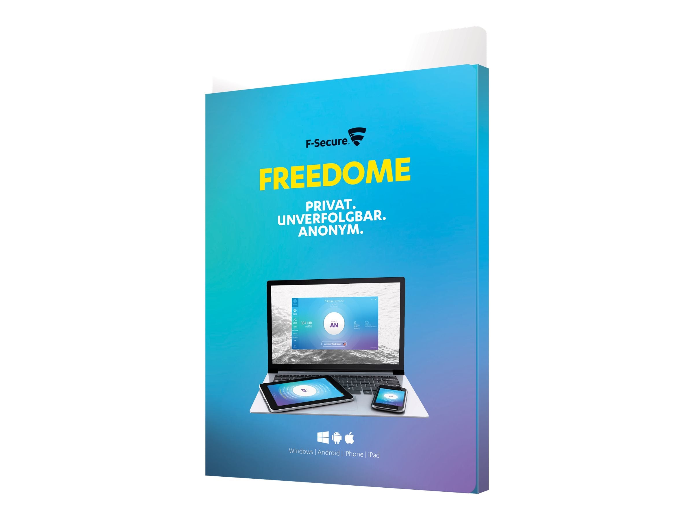 F-SECURE Freedome VPN 1an /  3 appareils - all platforms