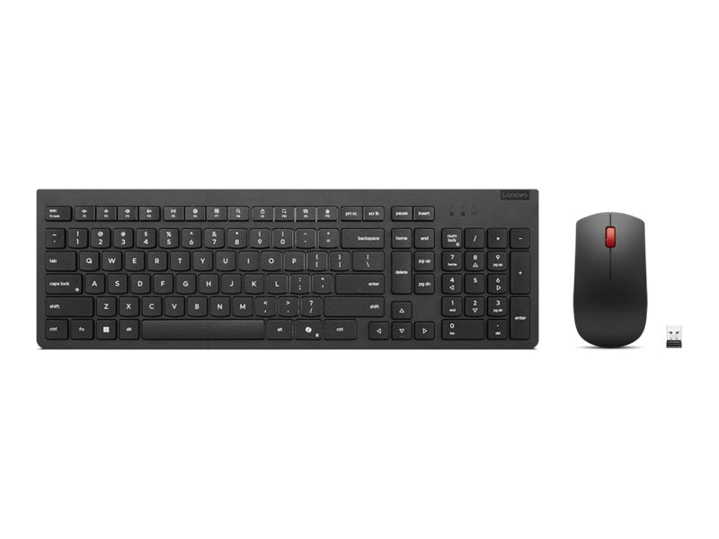 LENOVO Essential Wireless Combo Keyboard & Mouse Gen2 Black-French