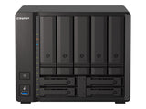 QNAP TS-H973AX-32G 9-bay NAS AMD Ryzen V1500B 32Go DDR4 SODIMM 5x2.5p/3.5p SATA 6Gbps + 2x2.5p U.2 NVMe PCIe Gen3 x4