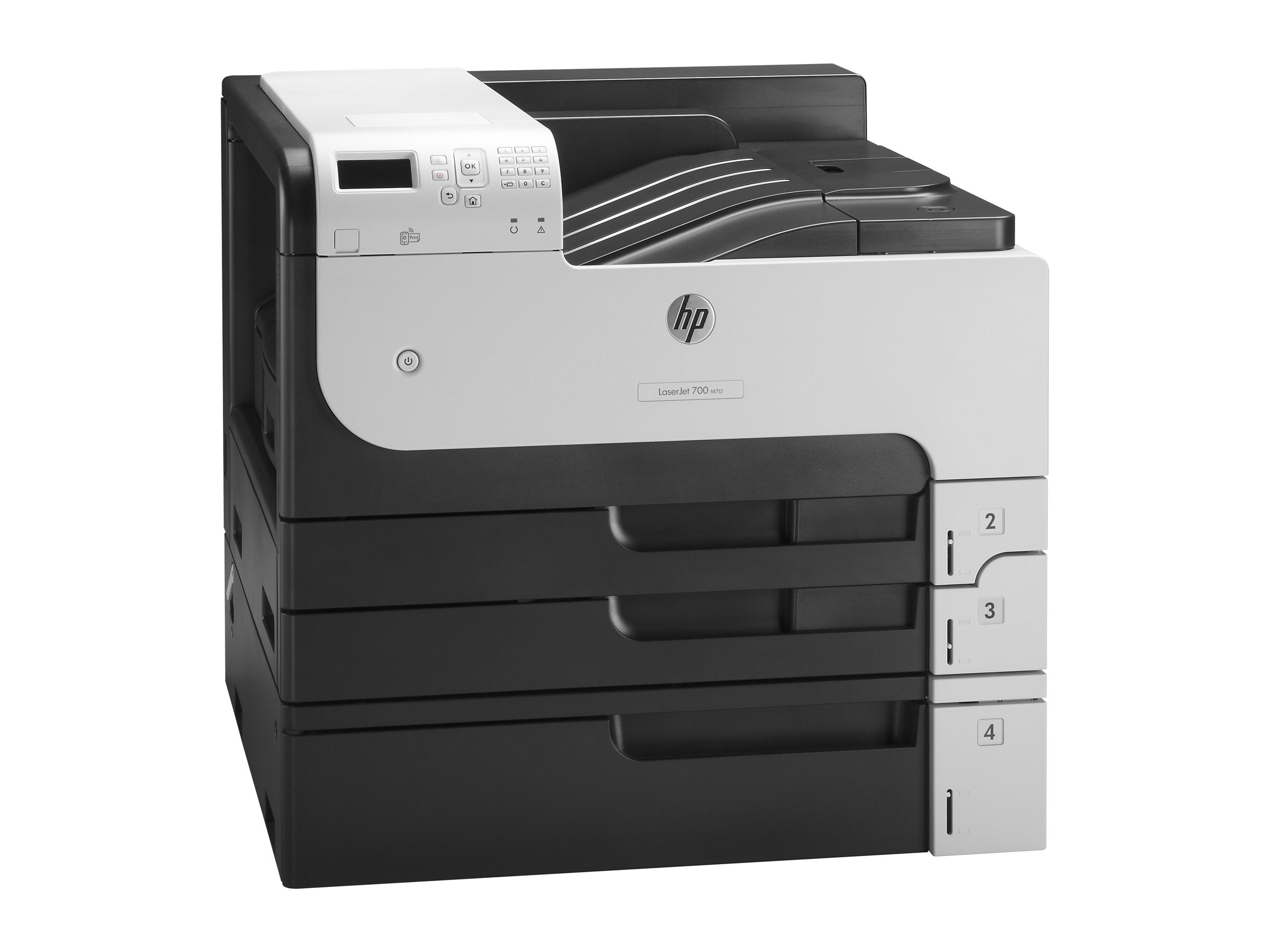 HP LaserJet Enterprise 700 M712xh Mono Laser Multifunction Printer LJ A3 Printer Up to 41/40 ppm A4/letter 600sheet standard input
