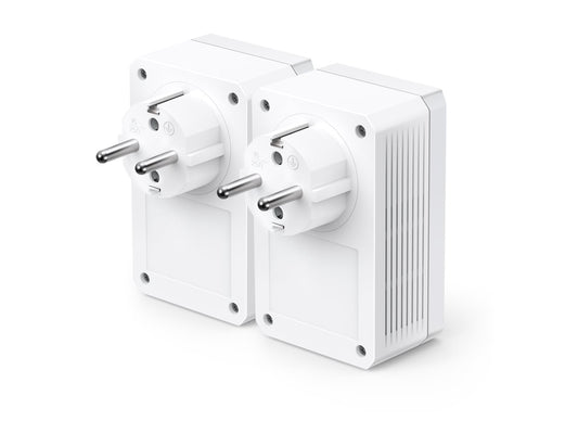 TP-LINK AV1000 Passthrough Powerline KIT Broadcom 1 Gigabit Port