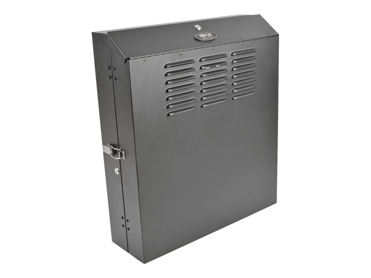 EATON TRIPPLITE 4U Wall Mount Low Profile Secure Rack Enclosure Cabinet Vertical Rack cabinet wall mountable Black 4U 19