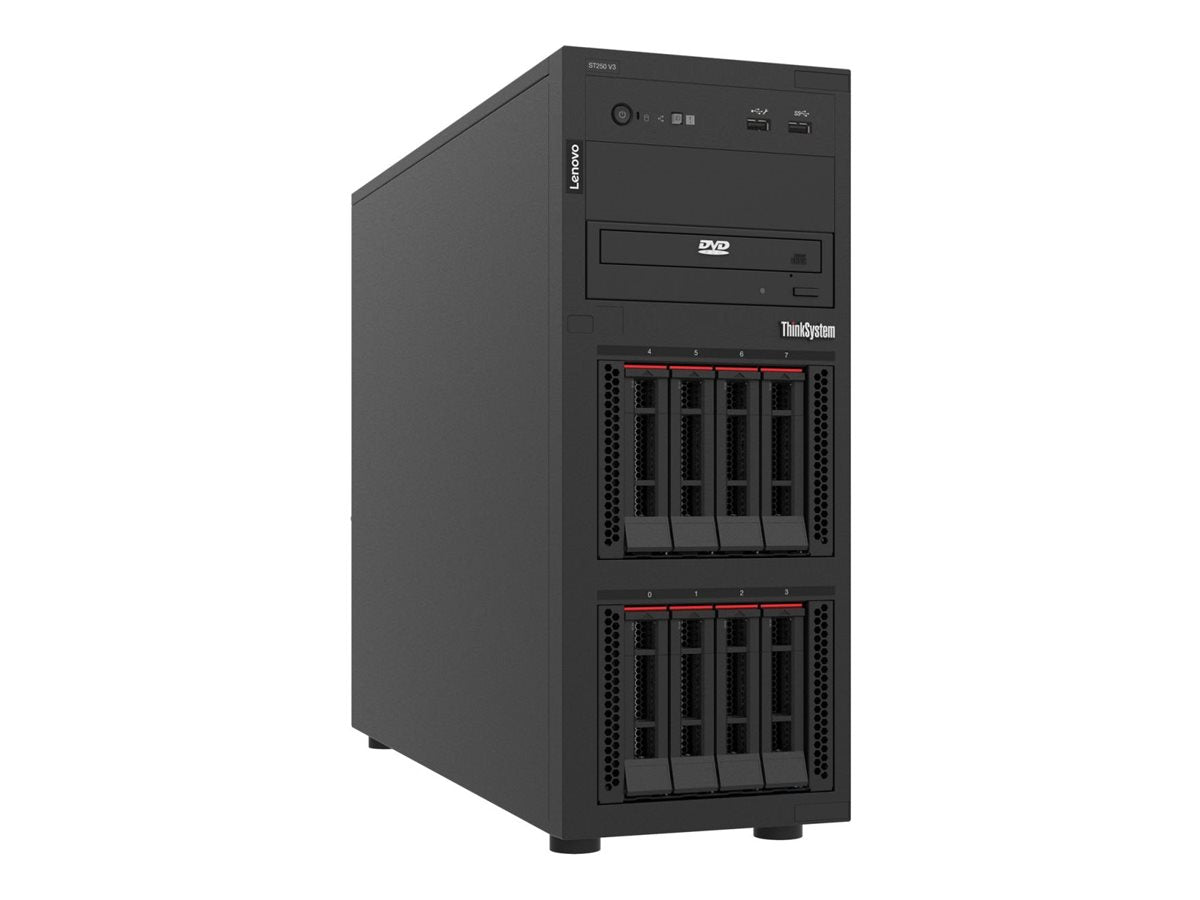 LENOVO ISG Thinksystem ST250 V3 1xIntel Xeon 6315P 4C 2.8GHz 55W 1x16Go 1Rx8 SW RD 1x800W