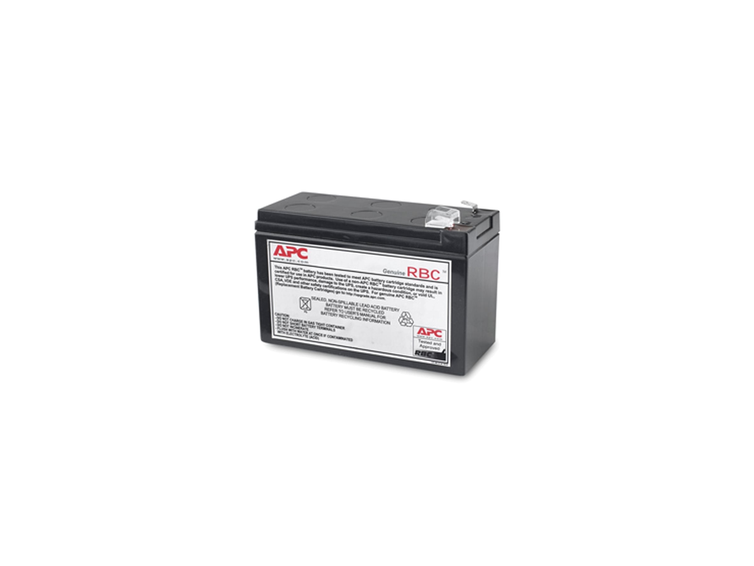 APC Replacement Battery Cartridge 110 UPS battery 1 x battery lead acid Black