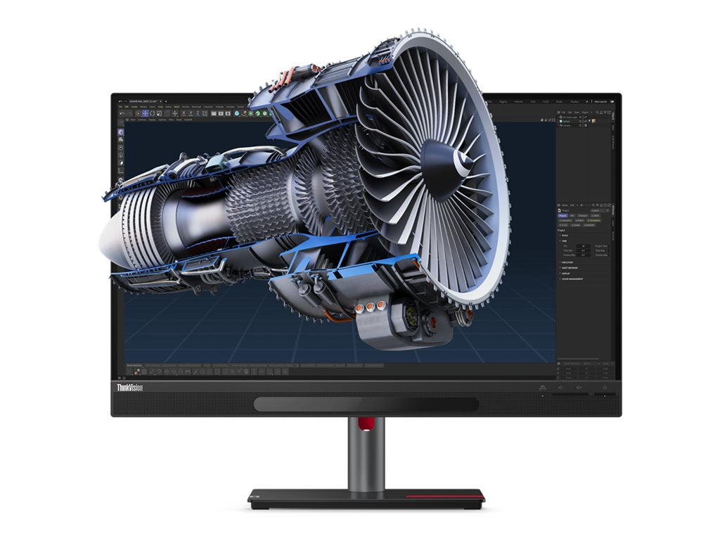 LENOVO ThinkVision 27 3D LED Écran 27p 3840x2160 4K 60Hz IPS 310cd/m2 1200:1 HDR10 4ms HDMI DisplayPort USB-C speakers