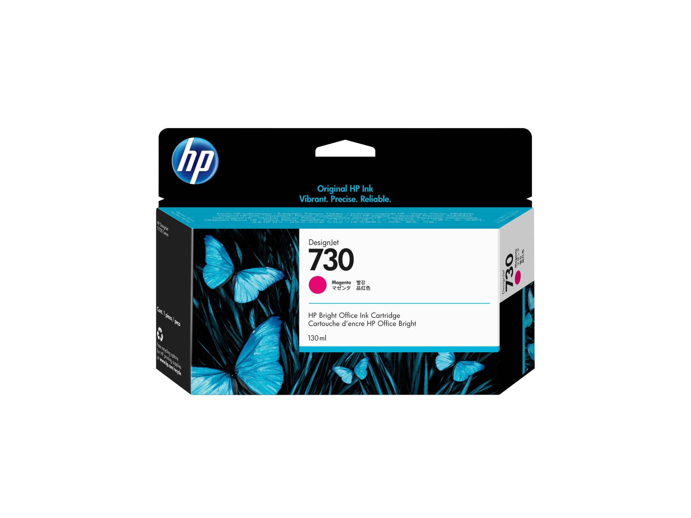 HP 730 130 ml Magenta Ink Cartridge