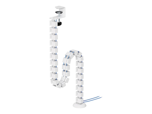 NEOMOUNTS Cable Spine Organizer for sit/stand desk frames clamp mounted white