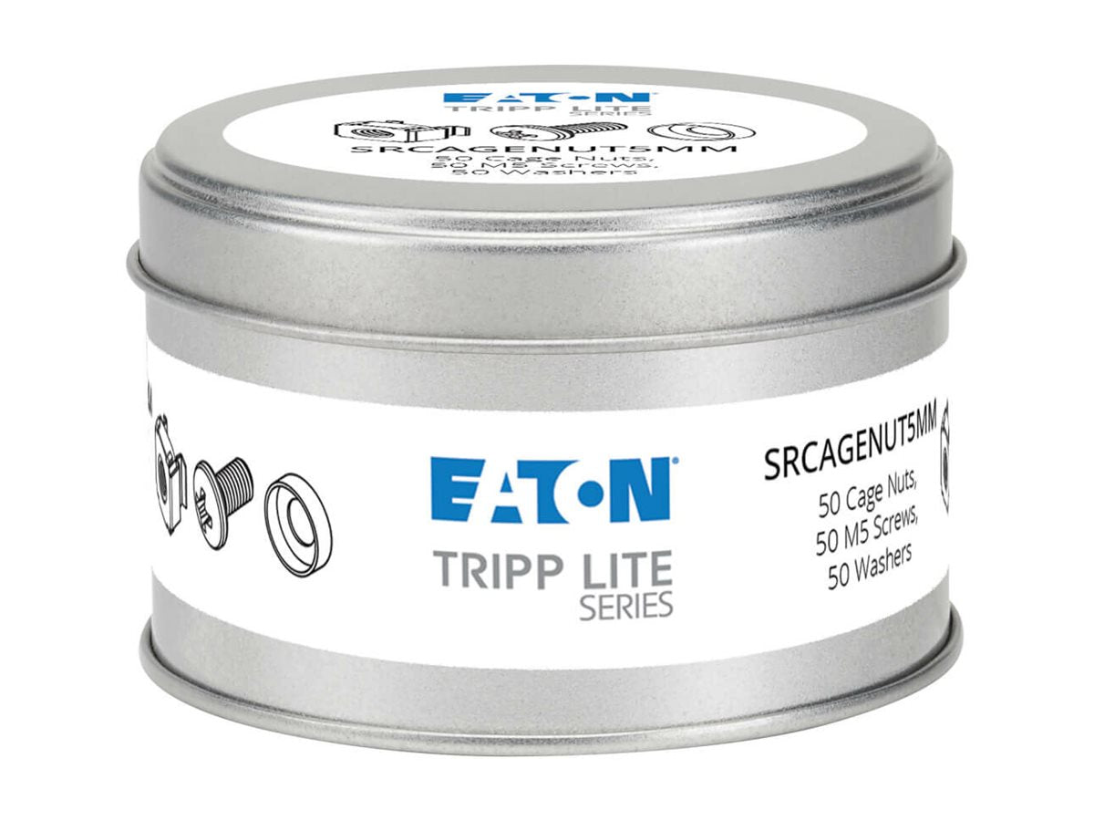 Lot de 50 écrous cage M5 pour baie Eaton Smartrack