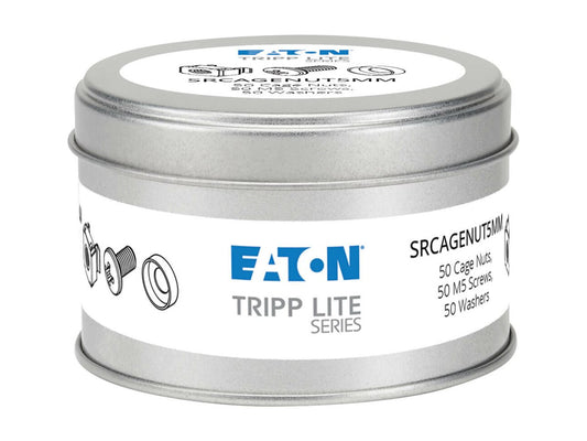 EATON TRIPPLITE SmartRack Square Hole Hardware Kit with 50 M5 screws and washers