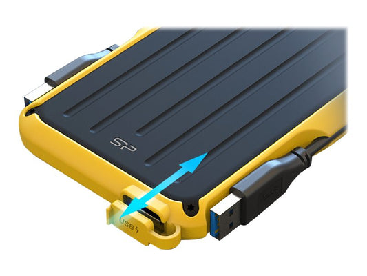 SILICON POWER External HDD Armor A66 2.5p 5To USB 3.2 IPX4 Yellow
