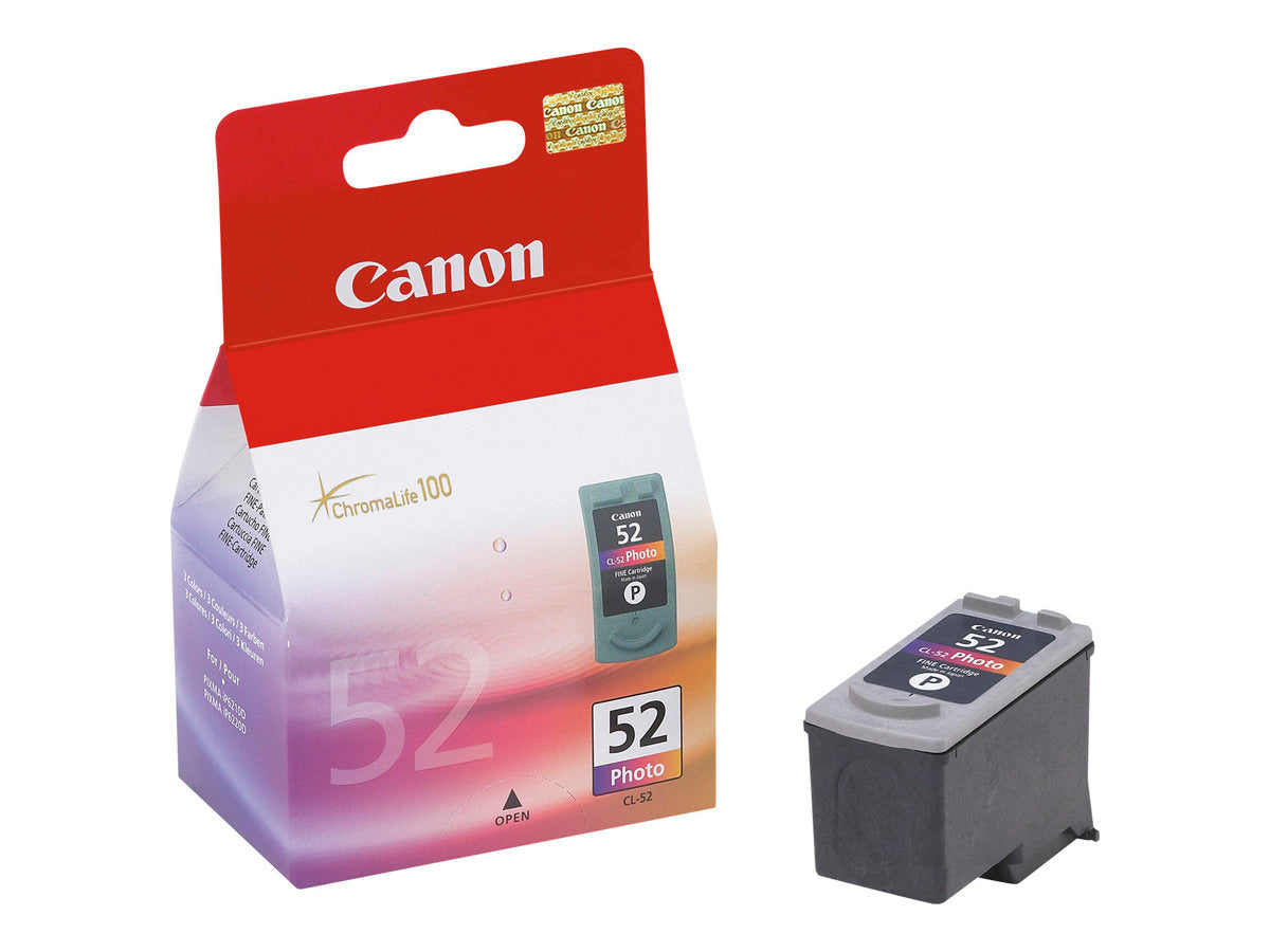 Canon CL-52 cartouche d'encre 1 piece(s) Original Noir, Cyan, Magenta, Jaune