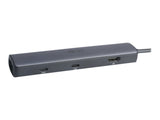 EATON TRIPPLITE USB-C Multiport Adapter 8K HDMI 3 USB Hub Ports Gigabit Ethernet 100W PD Charging HDR HDCP 2.3