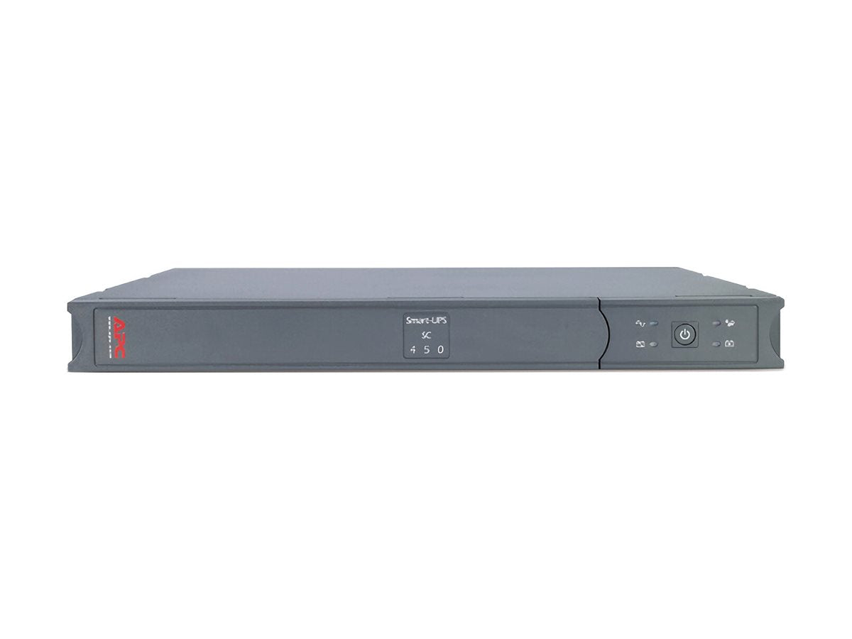 APC Smart-UPS SC 450VA UPS rack-mountable AC 230V 280Watt 450VA RS-232 output connectors 4 1U gray