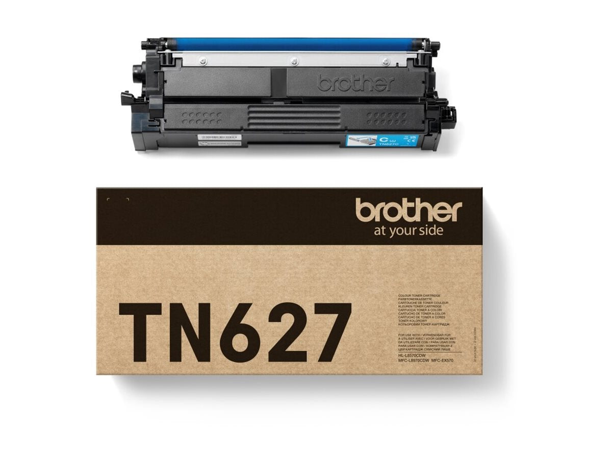 BROTHER TN-627C UHY Cyan Toner Cartridge 10K