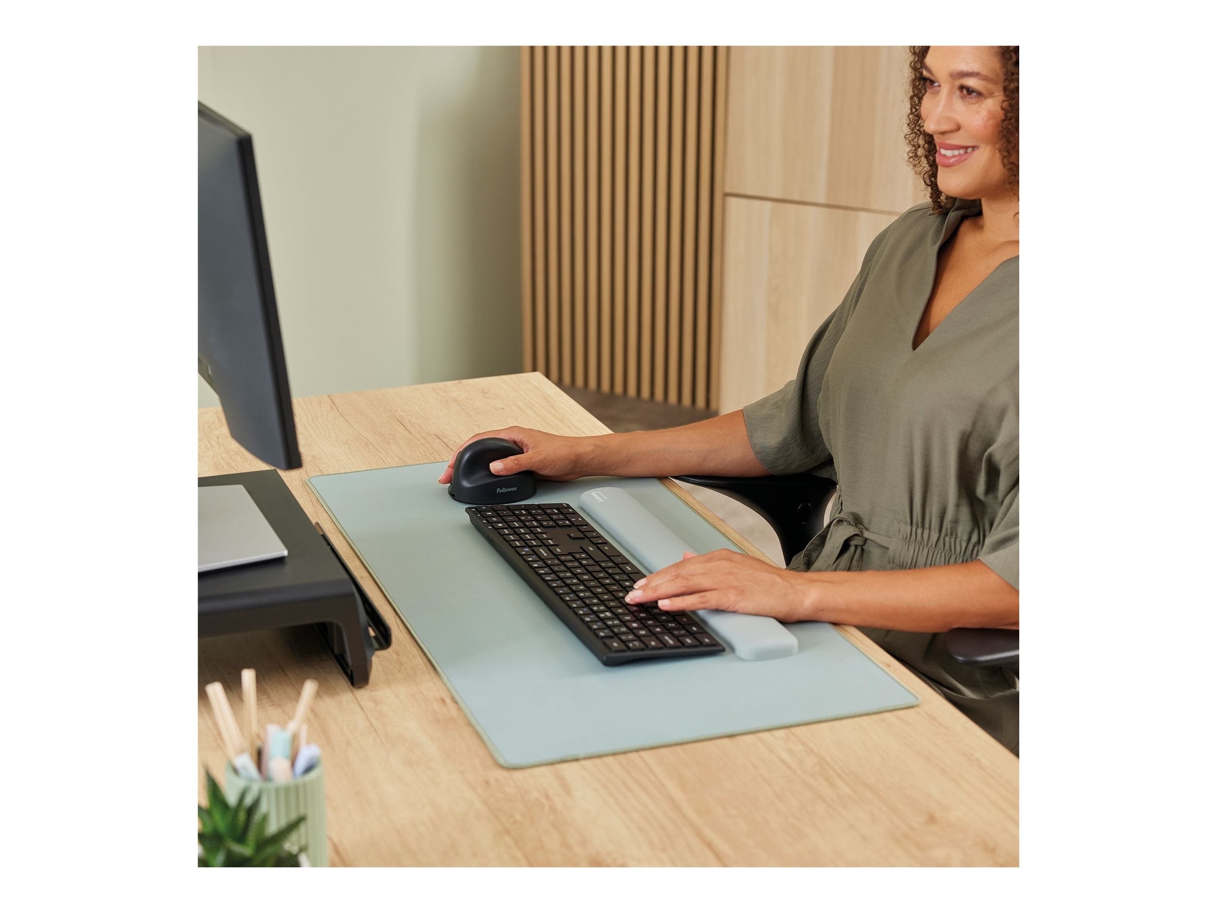 FELLOWES Souris verticale ergonomique BREYTA - Moyenne droite