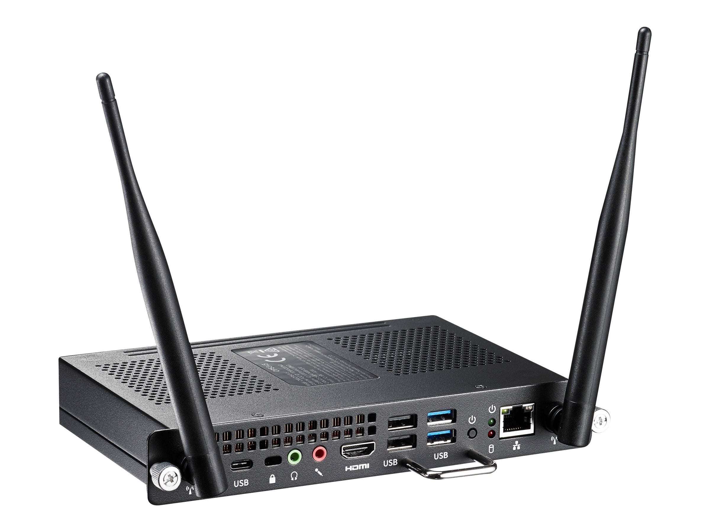 OPTOMA Mini-PC OPS Intel Core i7-10510U 8Go DDR4 256Go SSD 802.11 a/b/g/n/ac/ax 1x HDMI out VGA 2x USB 3.0 2x USB2 1x USB-C