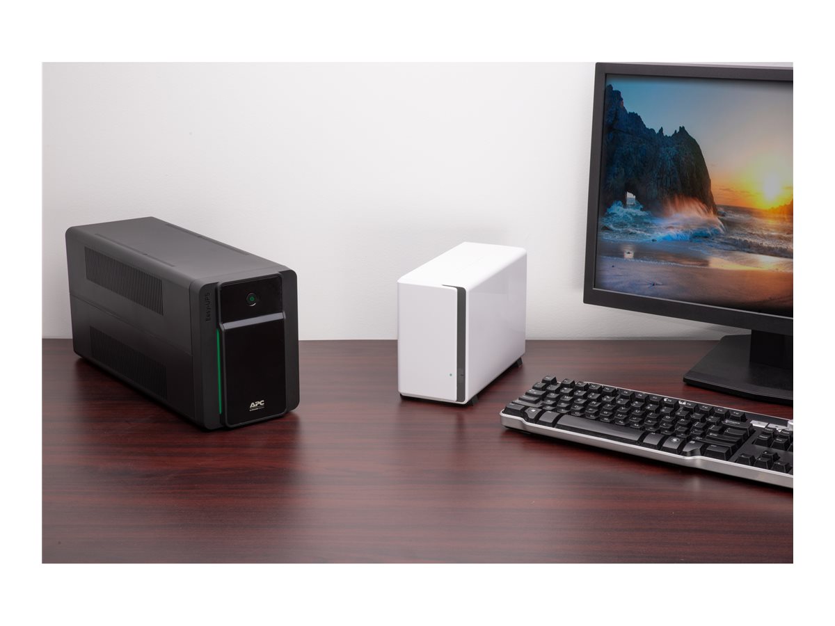 APC Easy UPS BVX Series BVX2200LI-GR UPS AC 220-240V 1200Watt 2200VA 9Ah output connectors 4