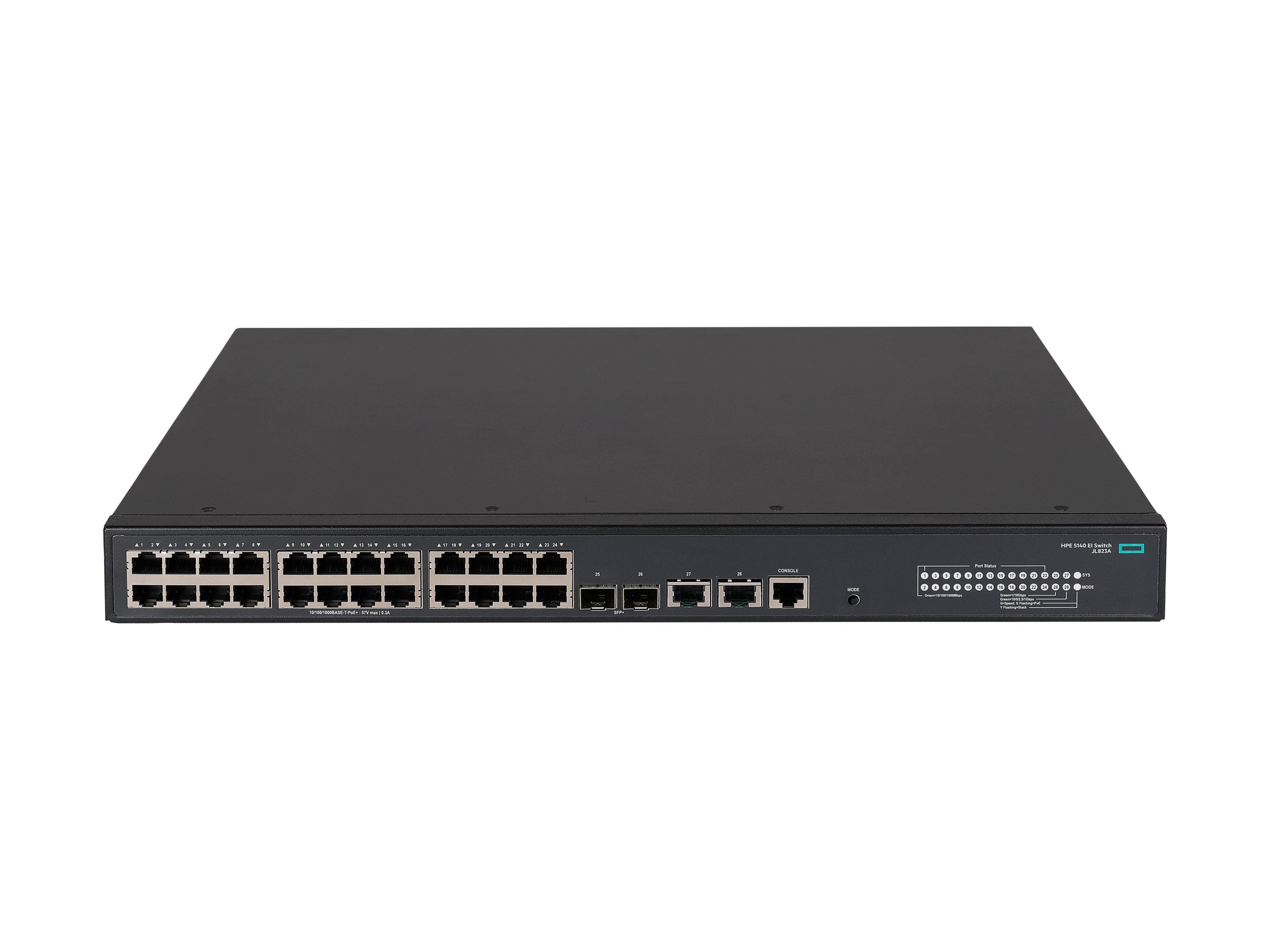 HPE 5140 24G POE+ 2SFP+ 2XGT EI Switch EU EN