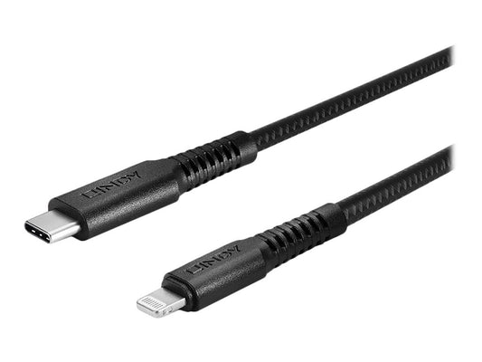 LINDY 3m Reinforced USB Type C to Lightn USB Typ C Male to Lightning Male