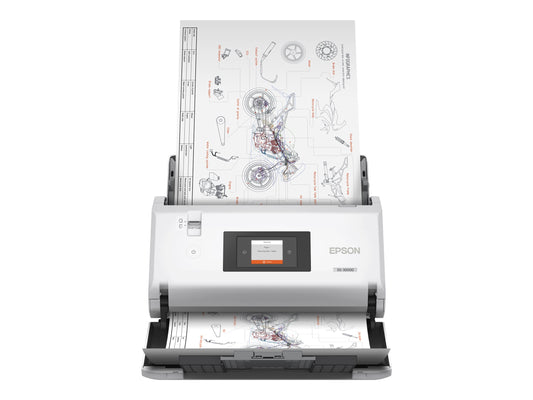 EPSON WorkForce DS-30000 Document scanner Contact Image Sensor CIS Duplex A3 600x600dpi 70ppm ADF 120sheets 30000scans/d USB 3.0