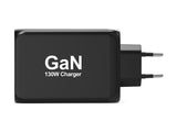 PORT DESIGNS 130W GaN charger USB-C and USB-A Gallium Nitride GaN technology more efficient smaller lighter
