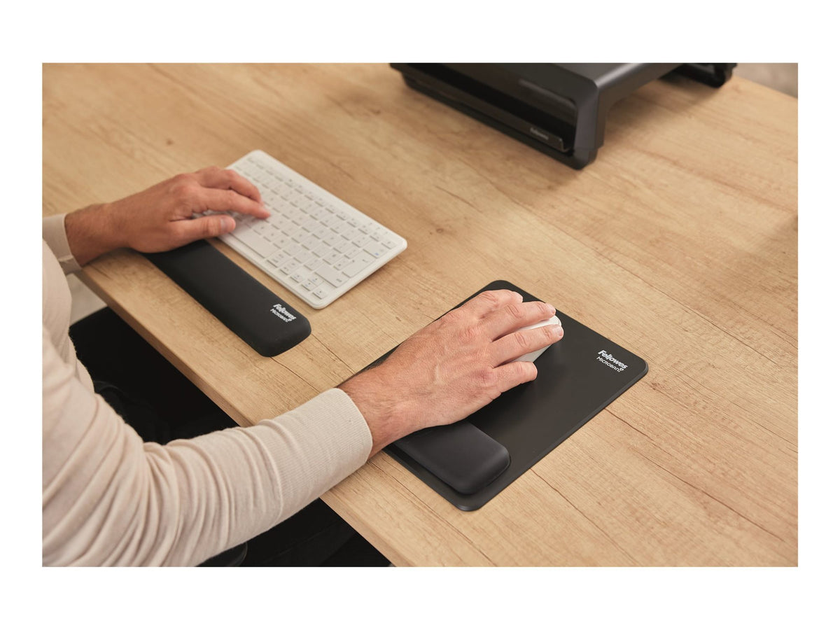 FELLOWES Repose-poignets clavier compact Breyta Noir