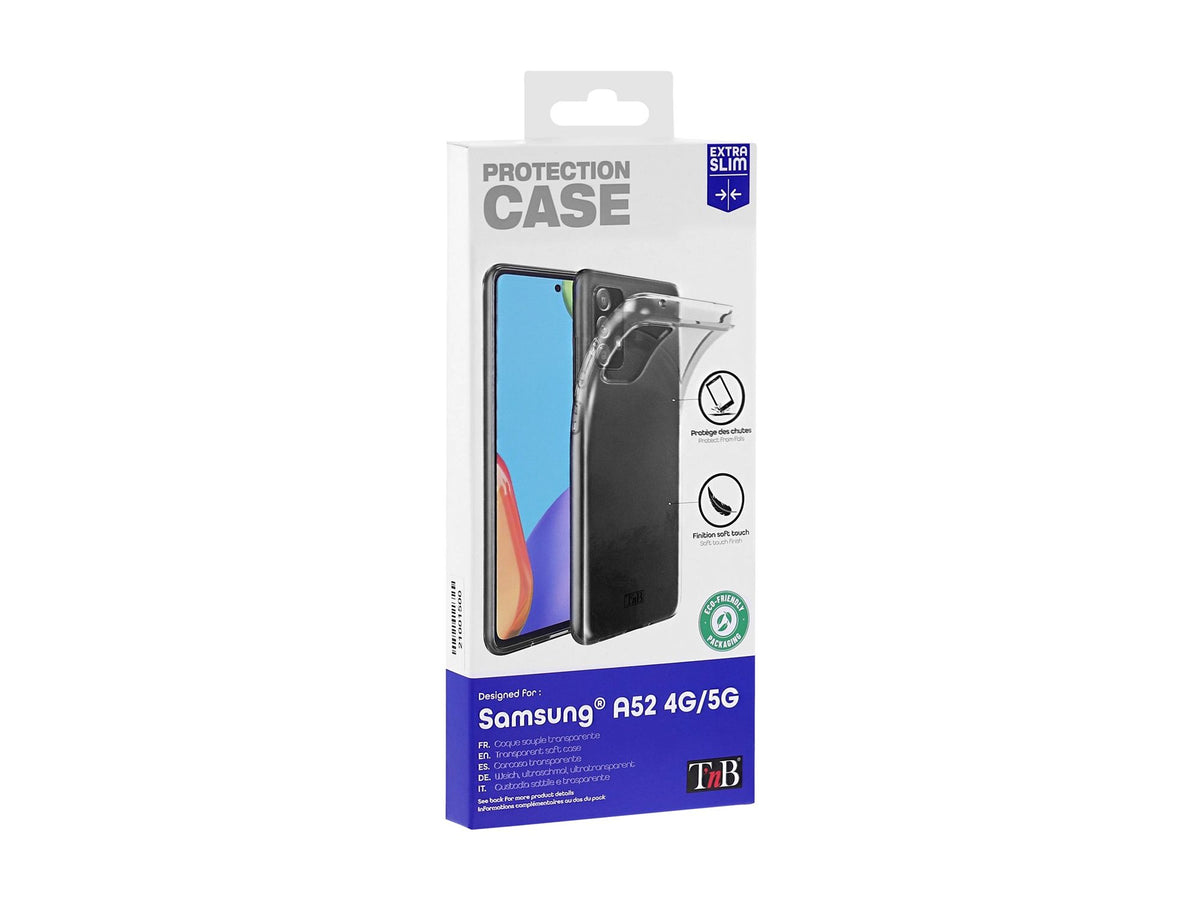 TNB Silicone Case For Samsung A52 4G and 5G Transparent