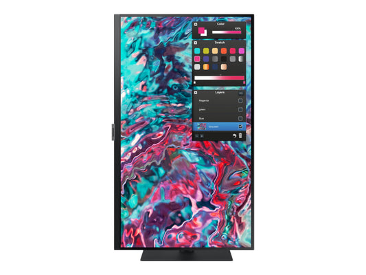 SAMSUNG LS27B800TGUXEN 27p S80TB UHD 3840x2160 2x Thunderbolt 4& Lan port Daisy Chain Built-in speakers Intelligent