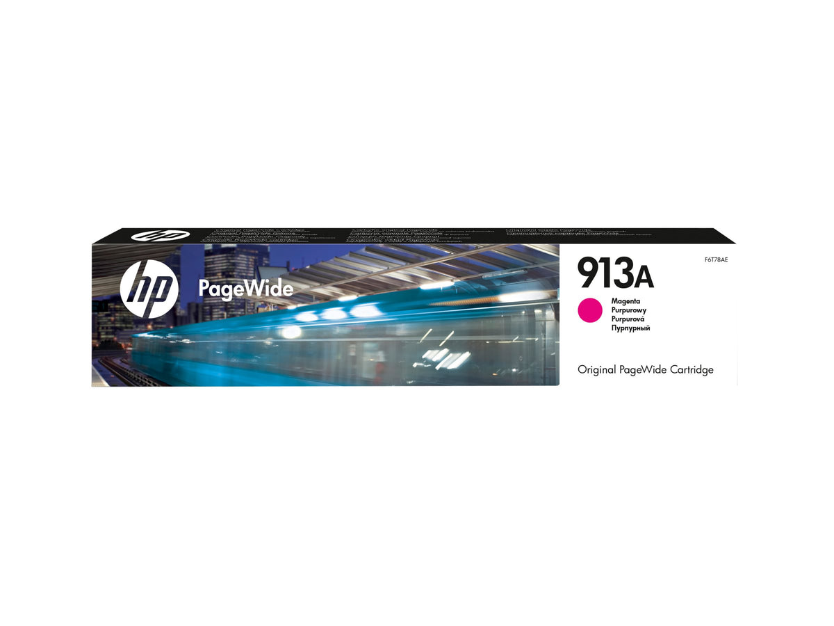 HP 913A original magenta PageWide cartridge F6T78AE