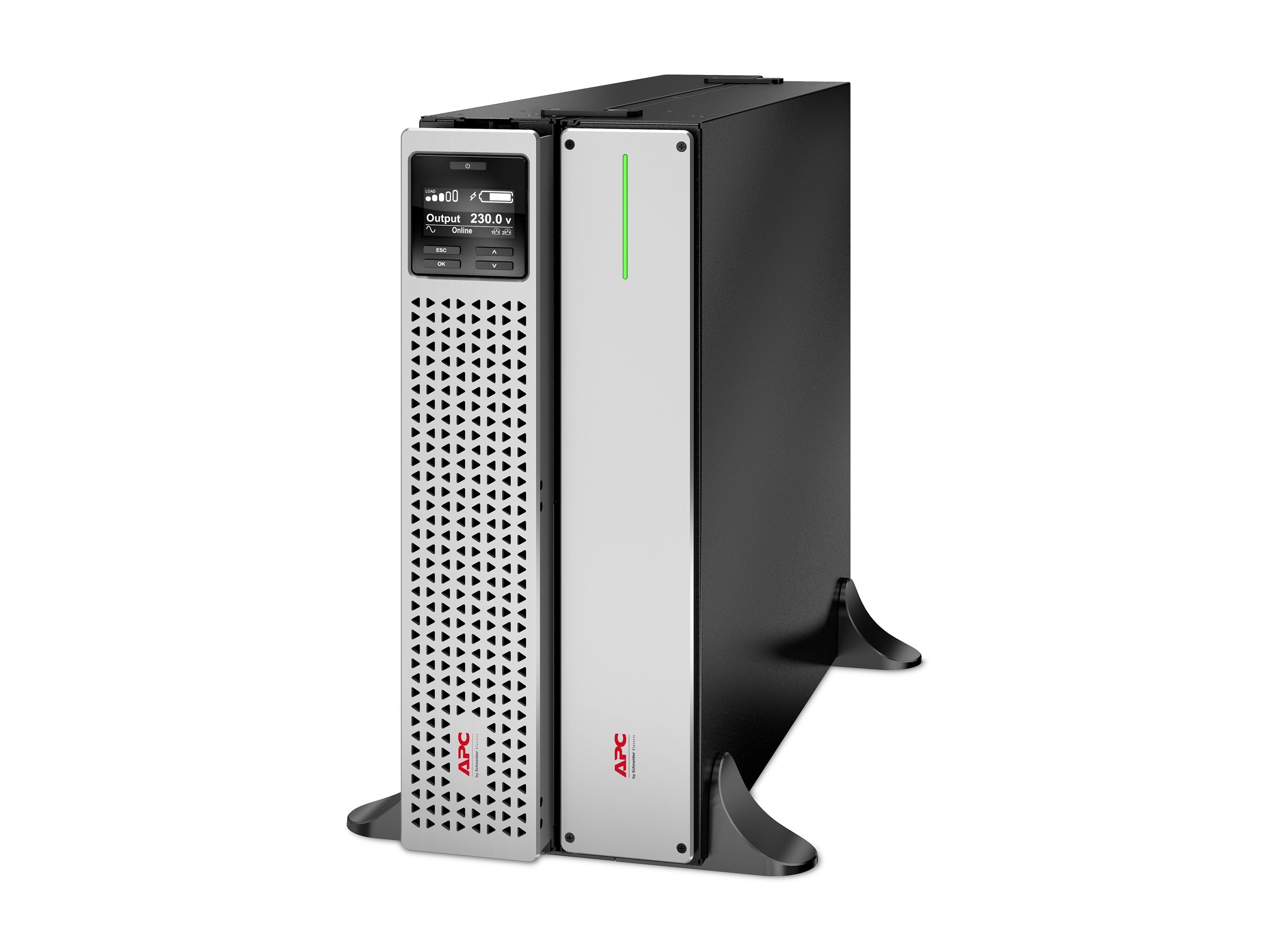 APC Smart-UPS On-Line UPS Li-ion rack-mountable AC 220/230V 2700Watt 3000VA USB output connectors 8 4U 1.83m cord Black silver