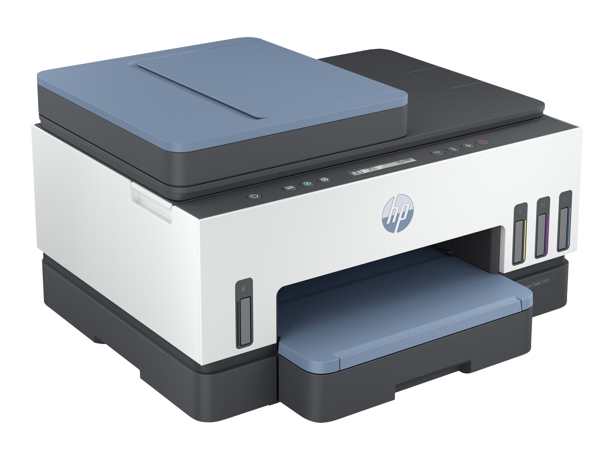 HP Smart Tank 7306 All-in-One MFP colour inkjet refillable A4 13ppm Copy 15ppm Print 250sheets USB Wi-Fi Bluetooth