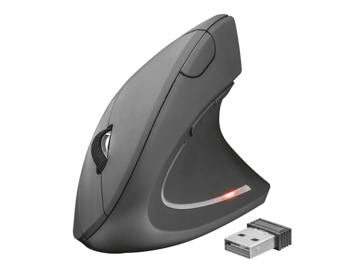 TRUST Souris sans fil ergonomique VERTO - Noire