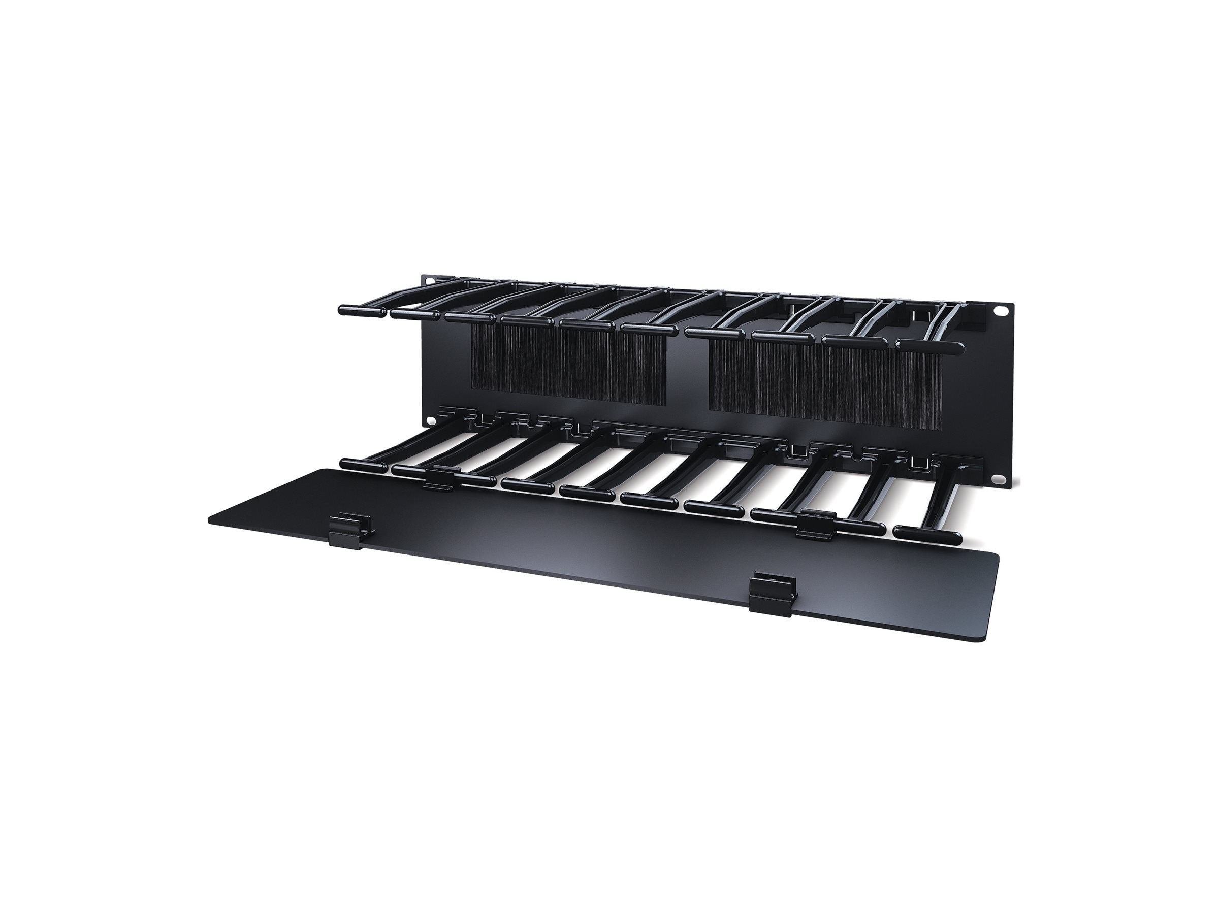 APC Cable Management Rack cable management panel with cover Black 3U TAA Compliant