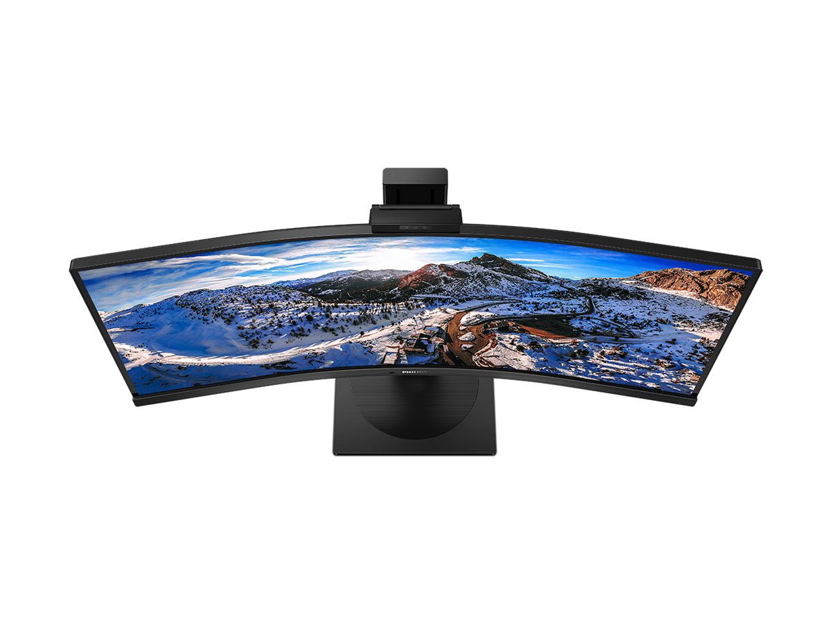 PHILIPS 346P1CRH/00 UWQHD, Curved, 34p, VA, Webcam, 100Hz, 4ms, Adaptive Sync, Docking USB-C, USB-C Port, DP, HDMI, Height adj. HP