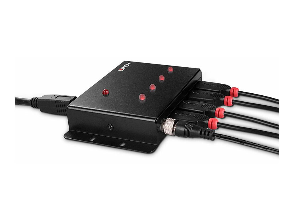 LINDY 4 Port USB 3.0 Metal Hub