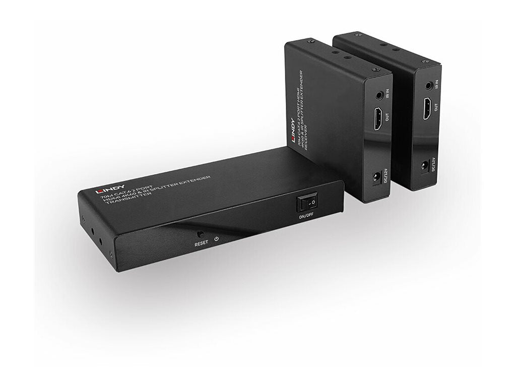 LINDY 70m 2 Port Cat.6 HDMI 4K60 Splitter Extender