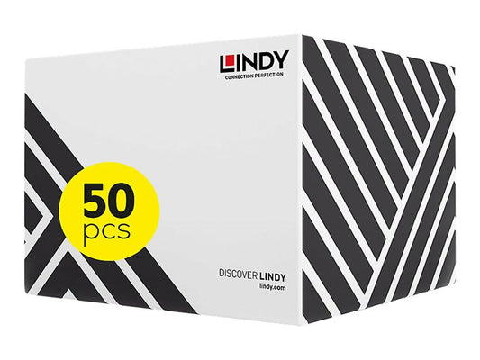 LINDY 0.5m Cat.5e F/UTP Cable 50 pcs Colour Code EIA/TIA 568B