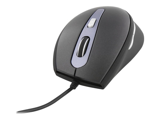 TNB Office Wired Mouse Black Ultra Comfortable Curved Shape Allowing To Perfectly Fit The Shape Of The Hand Pleasant Grip