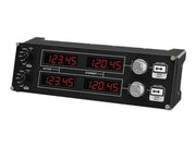 LOGITECH Flight Radio Panel Flight simulator instrument panel wired for PC
