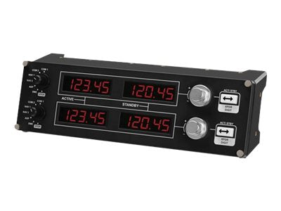 LOGITECH Flight Radio Panel Flight simulator instrument panel wired for PC